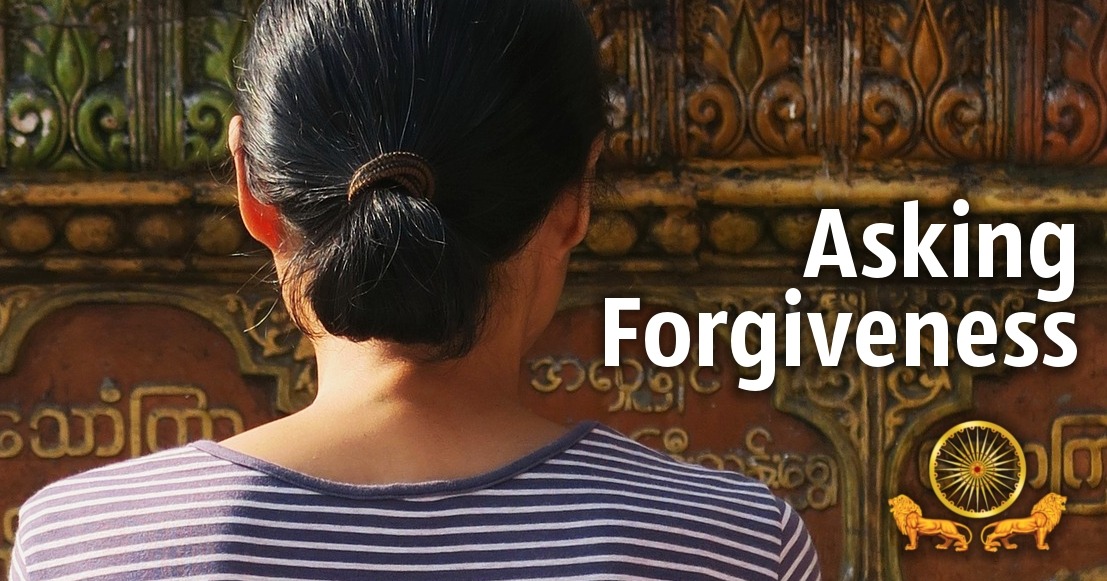Asking for Forgiveness - Mahamevnawa Buddhist Monastery