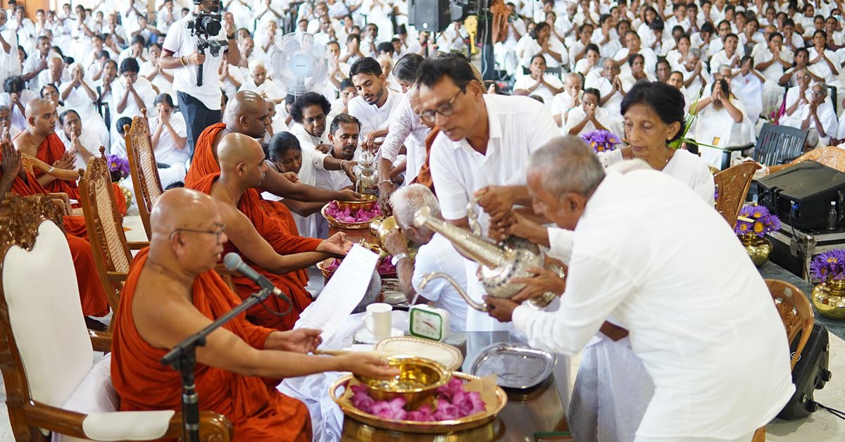 Galle Mahamevnawa Dharmashala Puja